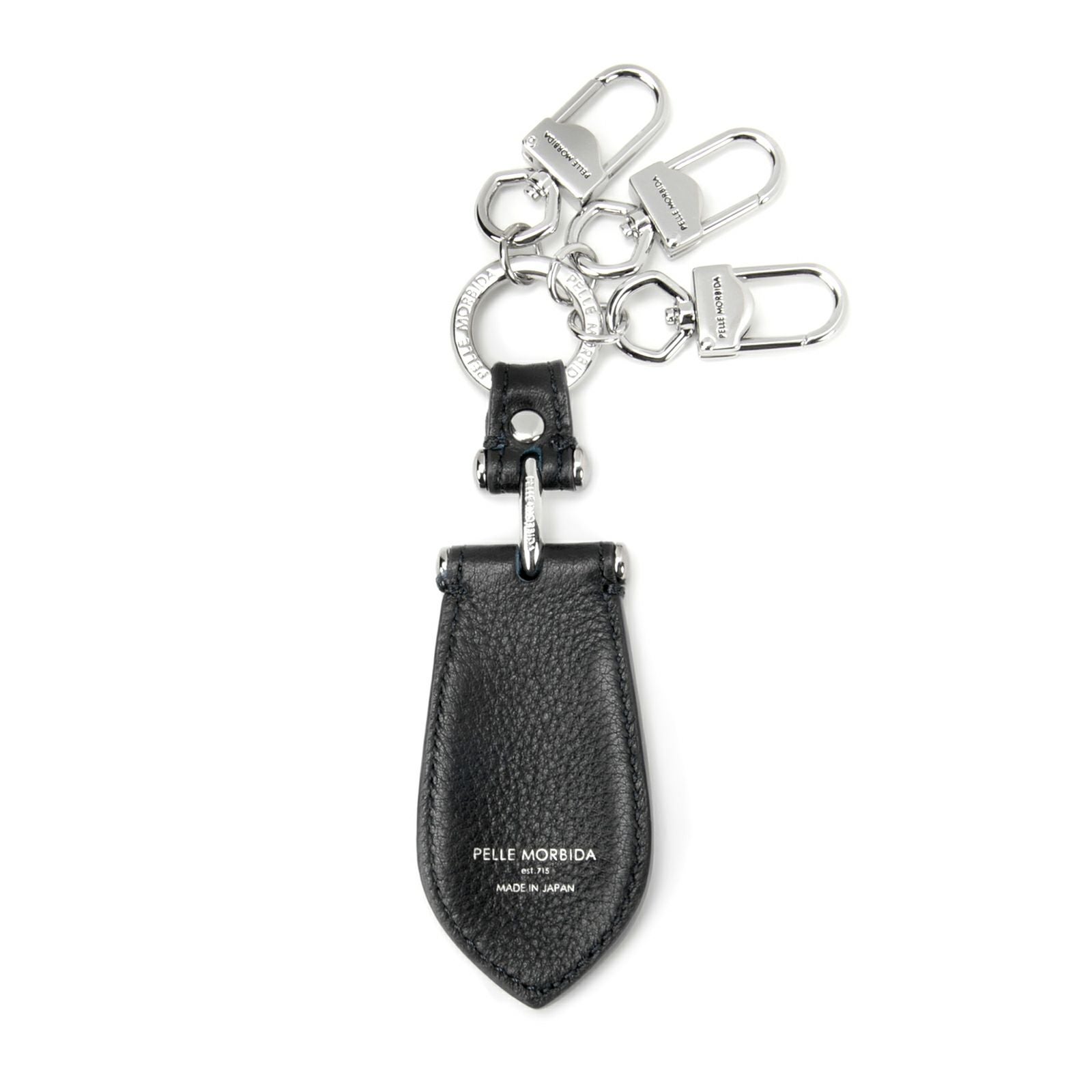 「PELLE MORBIDA」 キーホルダー FREE ブラックペッレモルビダ PELLE MORBIDA（ペッレ モルビダ） 最大42% 5/10限定 バルカ キー