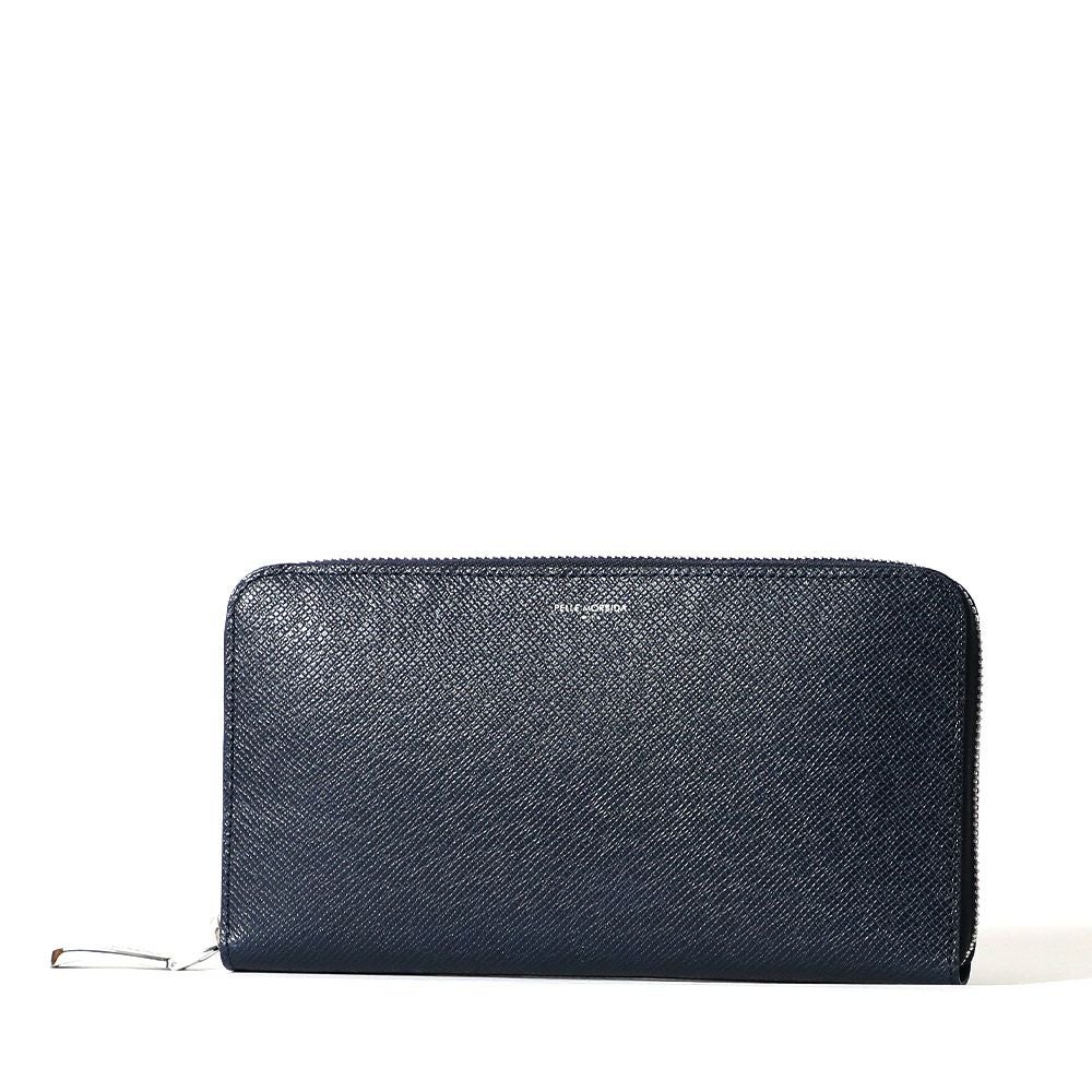 未使用　PELLE MORBIDA ラウンドジップ　長財布　バルカ　ブルー PELLE MORBIDA（ペッレ モルビダ） 最大42%☆5/24限定 長財布 ラウンド