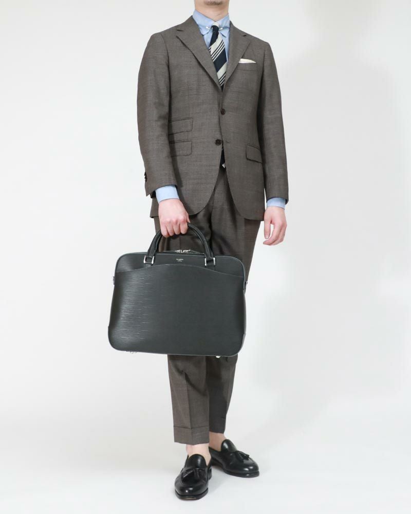 PELLE MORBIDA ペッレモルビダ　CA201 ビジネスバッグ　ネイビー CA201-ブリーフバッグ(1室タイプ) | PELLE MORBIDA ペッレ モルビダ