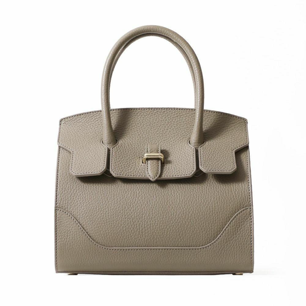 ハンドバッグ（ペールカーキの正面）