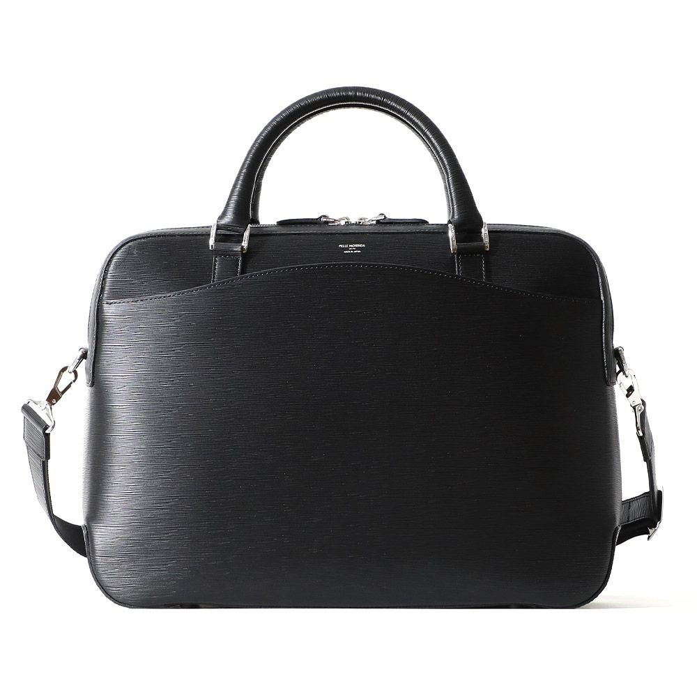 【訳あり】ペッレモルビダ ビジネスバッグ ブリーフ 2室 ブラック CA202-ブリーフバッグ(2室タイプ) | PELLE MORBIDA ペッレ モルビダ