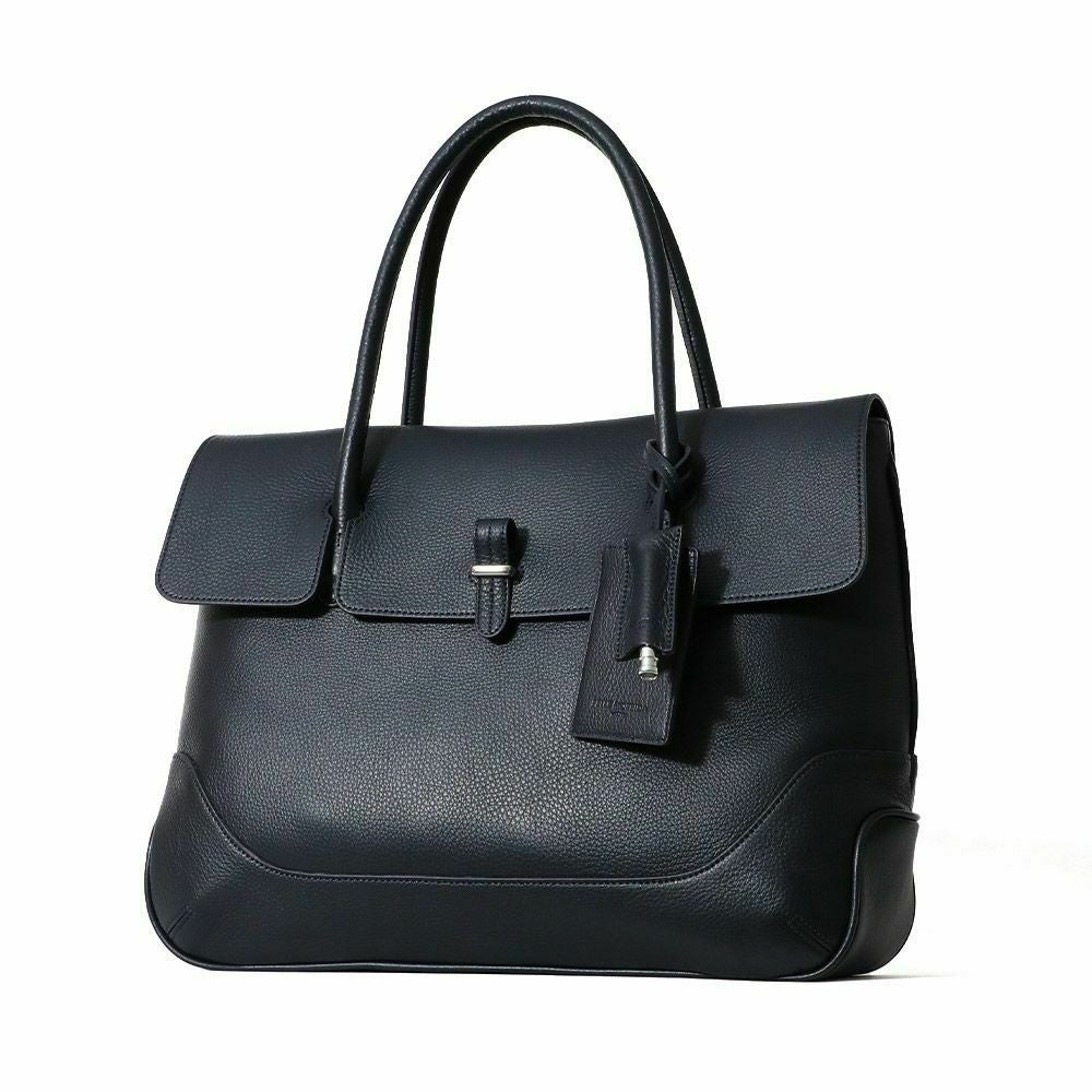 PELLE MORBIDA　フラップボストンバッグ　サックス MB055A-フラップトートバッグ | PELLE MORBIDA ペッレ モルビダ