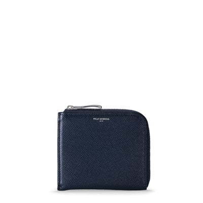 ミニウォレット（ネイビーの正面）