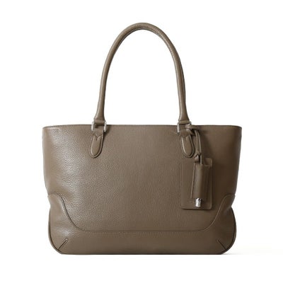 トートバッグ（グレージュの正面）