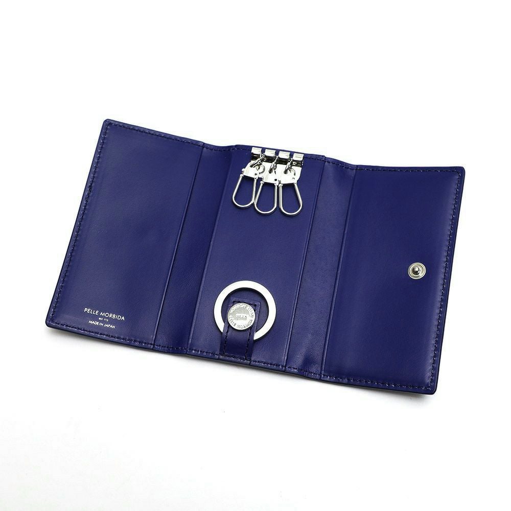 Pelle Morbida ネイビー レザー キーケース 楽天市場】【ペッレモルビダ 3年保証＋ケアセット付】 PELLE MORBIDA