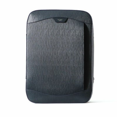 バックパック型ブリーフバッグ（ネイビーの正面）