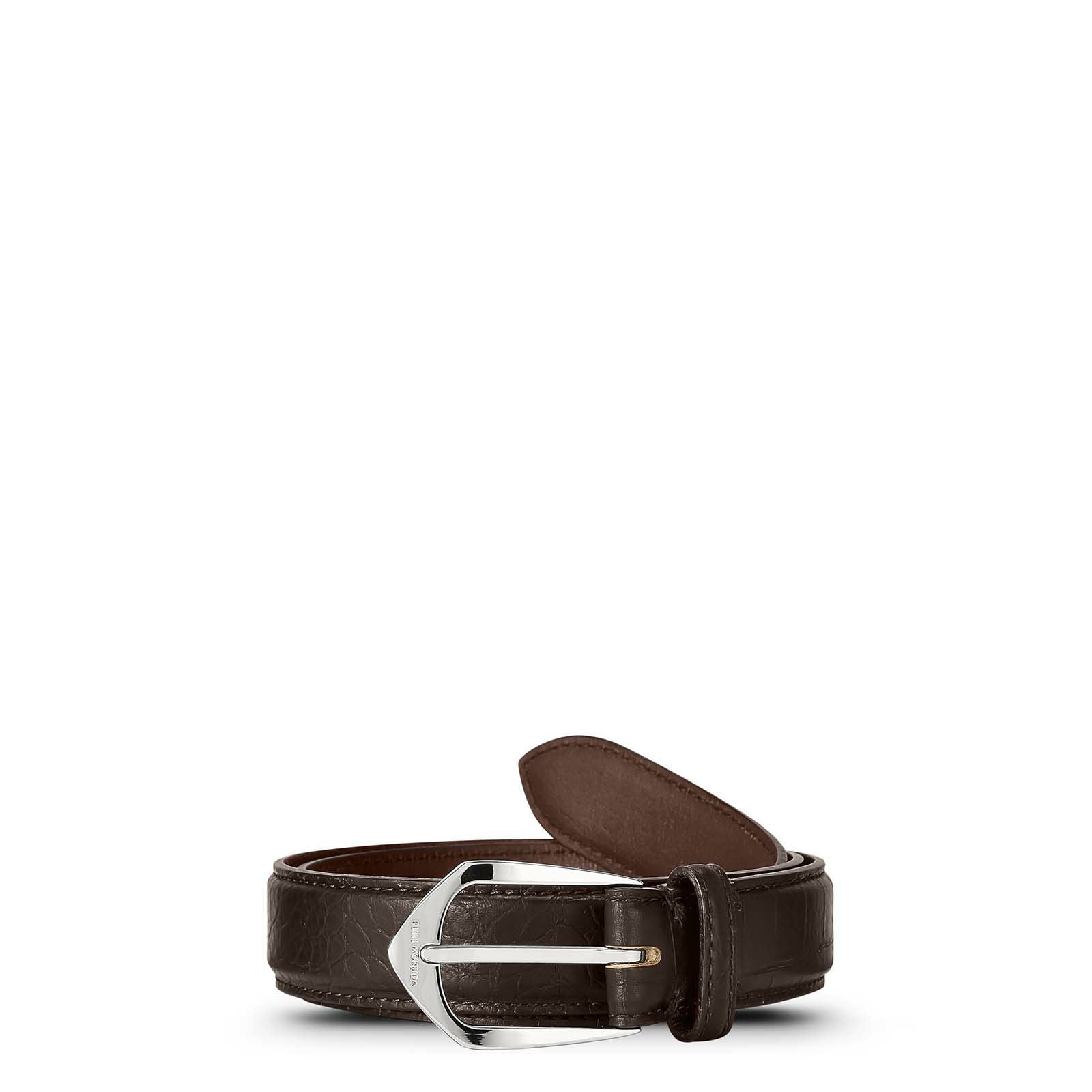 BAB003-ベルト(クロコ型押し) | PELLE MORBIDA ペッレ モルビダ