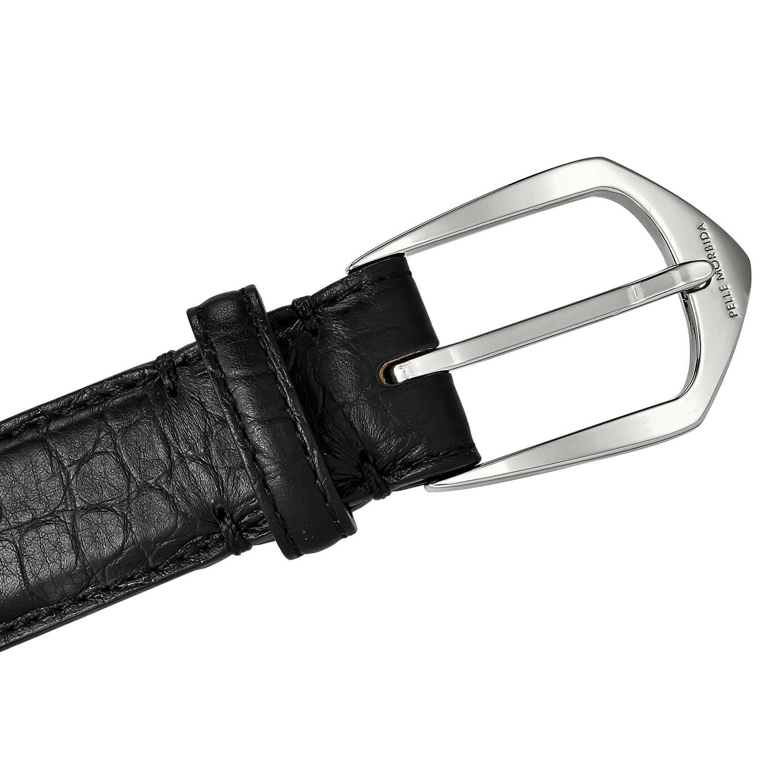 BAB003-ベルト(クロコ型押し) | PELLE MORBIDA ペッレ モルビダ