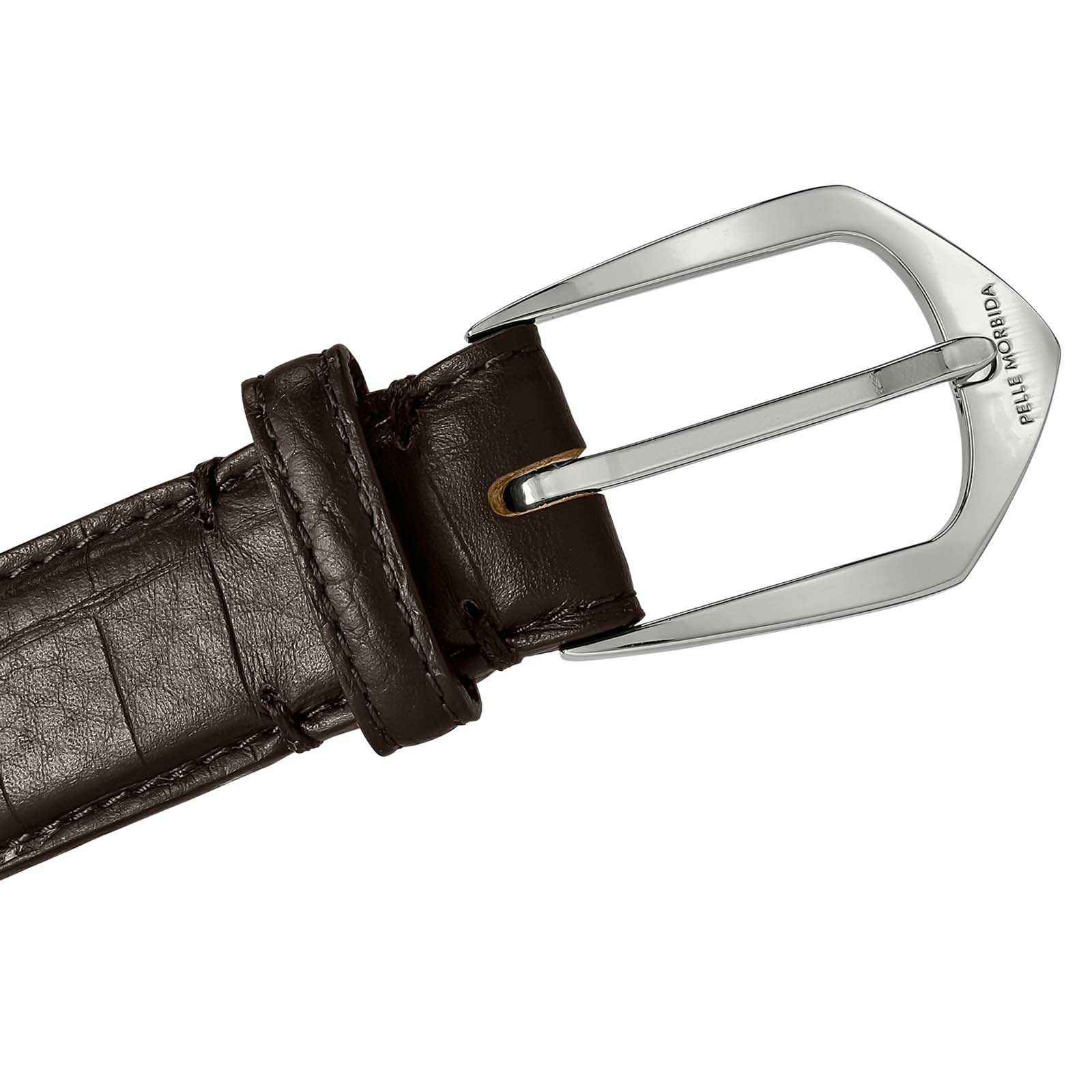 BAB003-ベルト(クロコ型押し) | PELLE MORBIDA ペッレ モルビダ