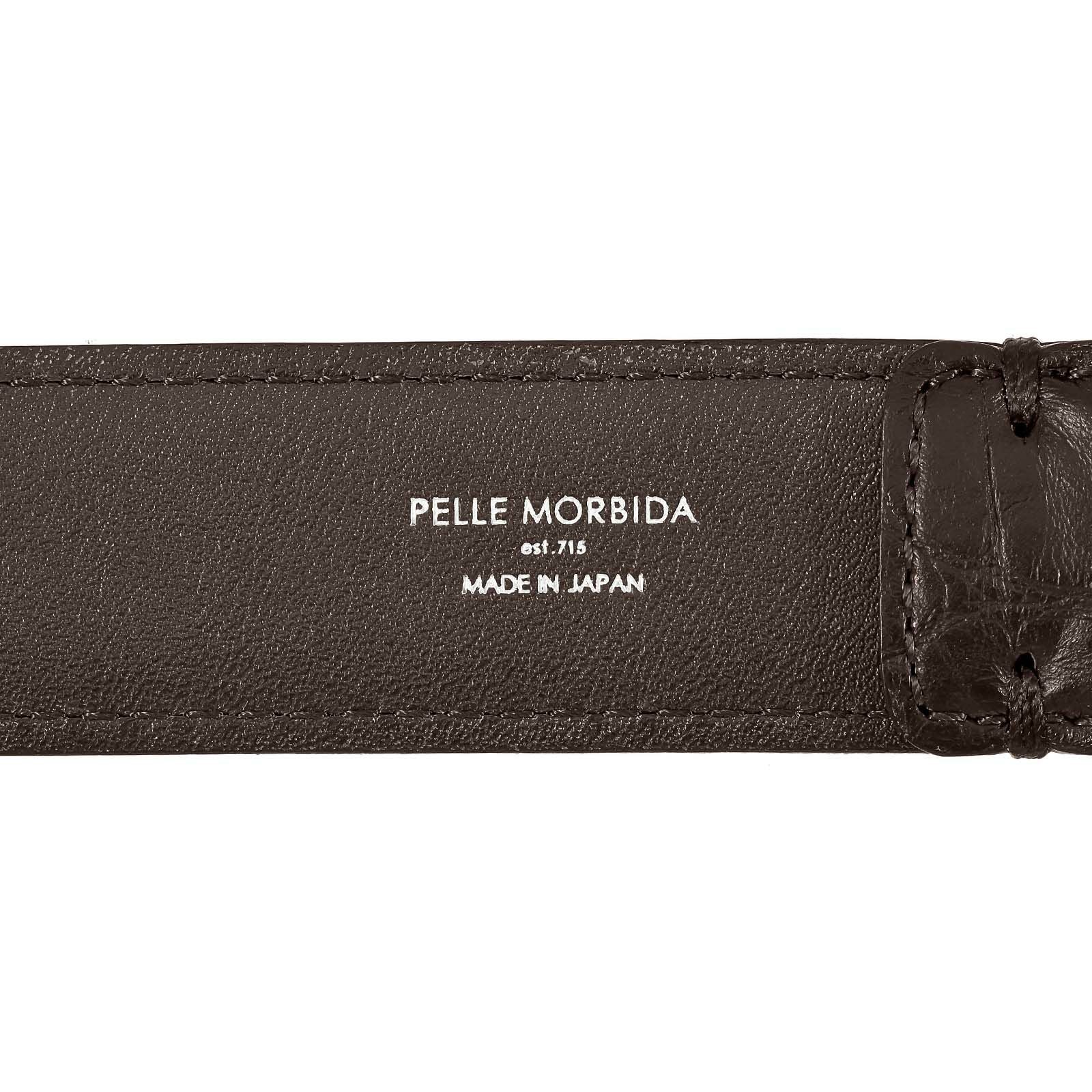 BAB003-ベルト(クロコ型押し) | PELLE MORBIDA ペッレ モルビダ