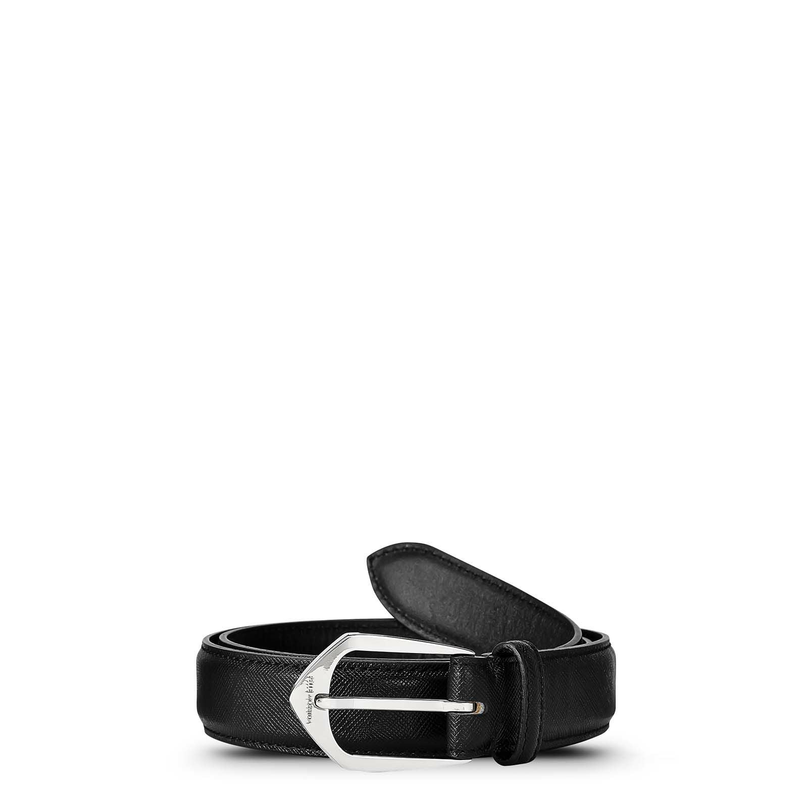 ペッレモルビタ　新品未使用London BAB003LO ベルト ブラック BAB003-ベルト(サフィアノ型押し) | PELLE MORBIDA ペッレ モルビダ