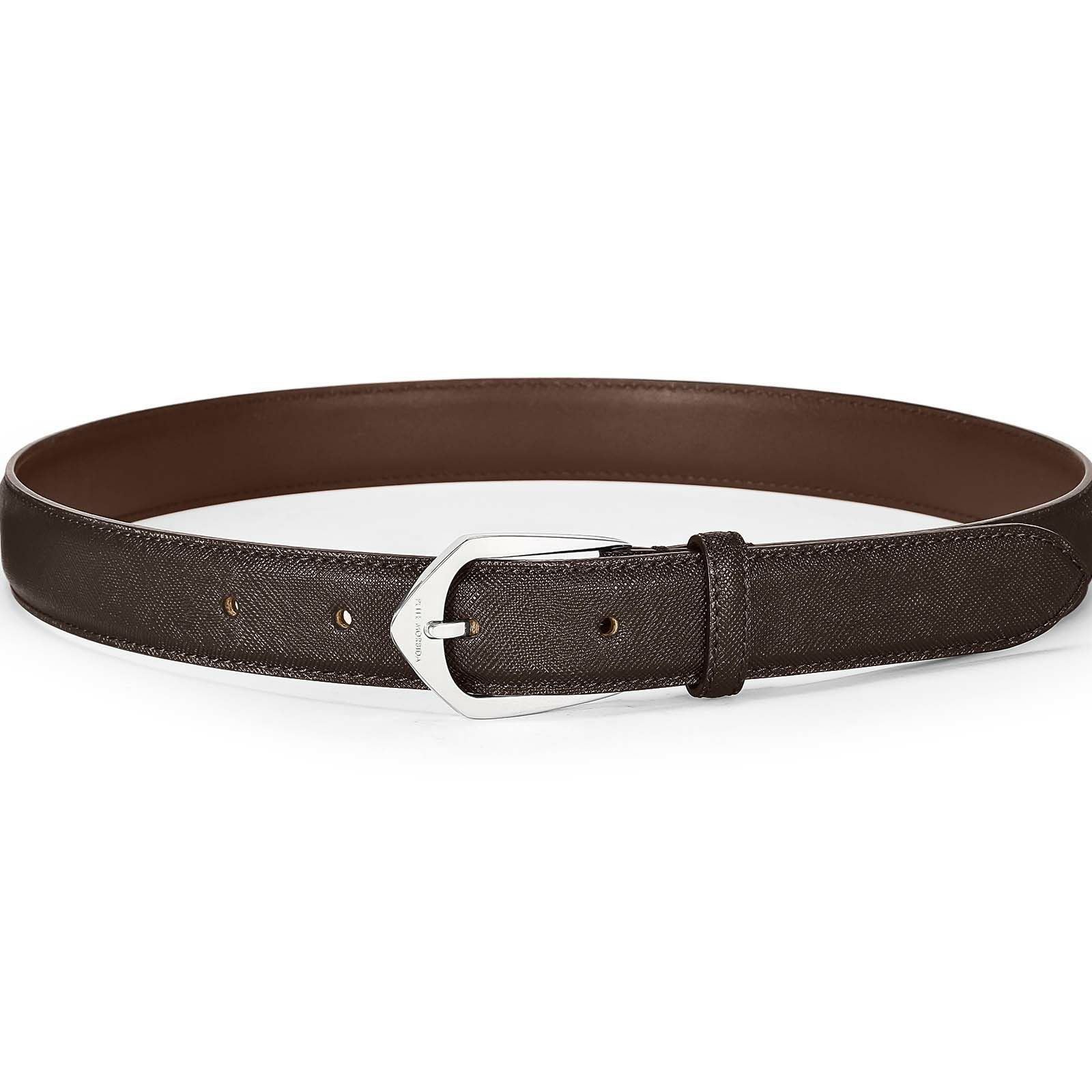 BAB003-ベルト(サフィアノ型押し) | PELLE MORBIDA ペッレ モルビダ