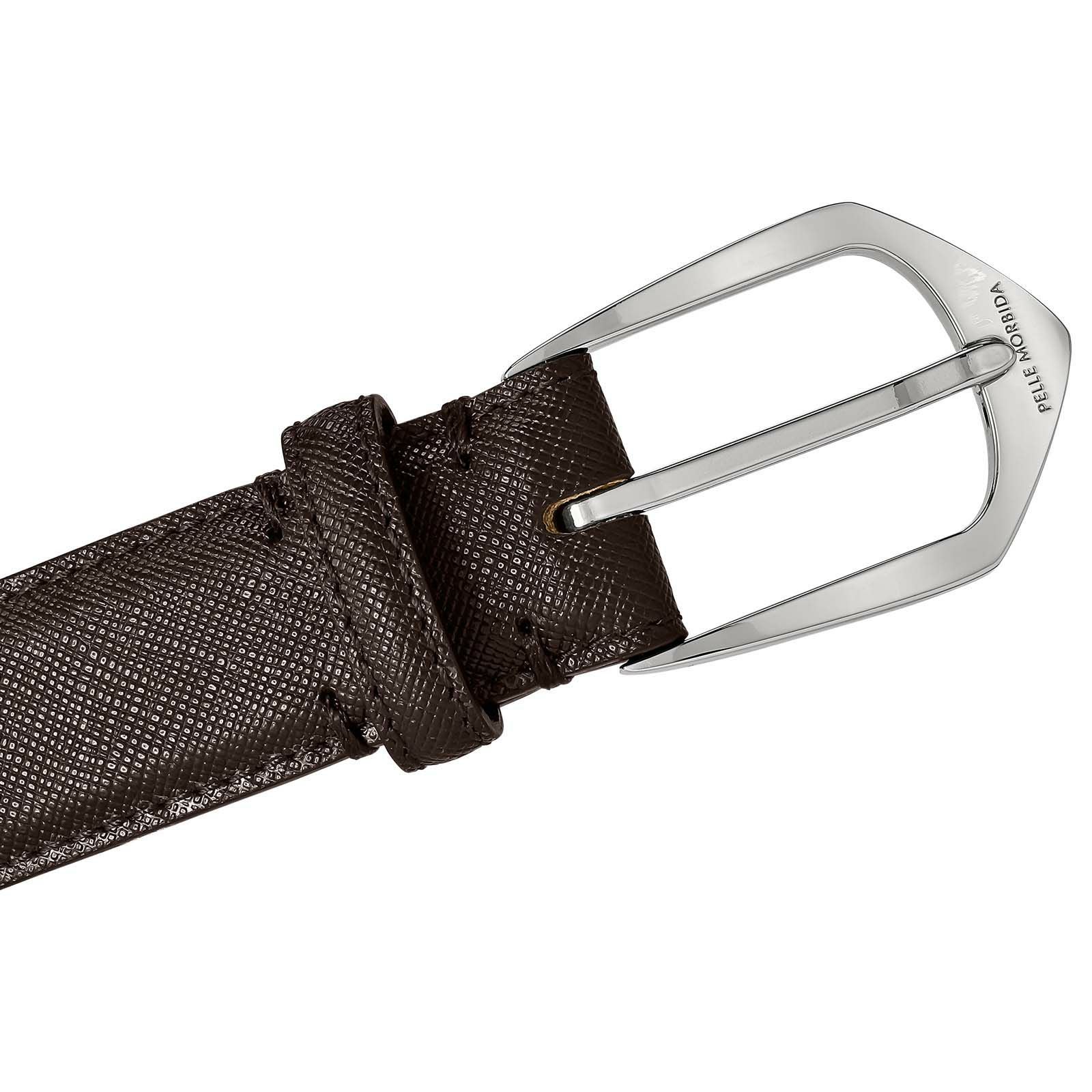 BAB003-ベルト(サフィアノ型押し) | PELLE MORBIDA ペッレ モルビダ