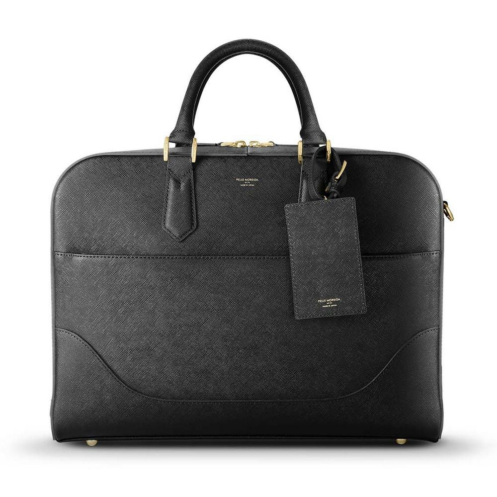 【定価63,800円】ペッレモルビダブリーフバッグ1室タイプ CA015-ブリーフバッグ(1室タイプ) BLACK | PELLE MORBIDA ペッレ モルビダ