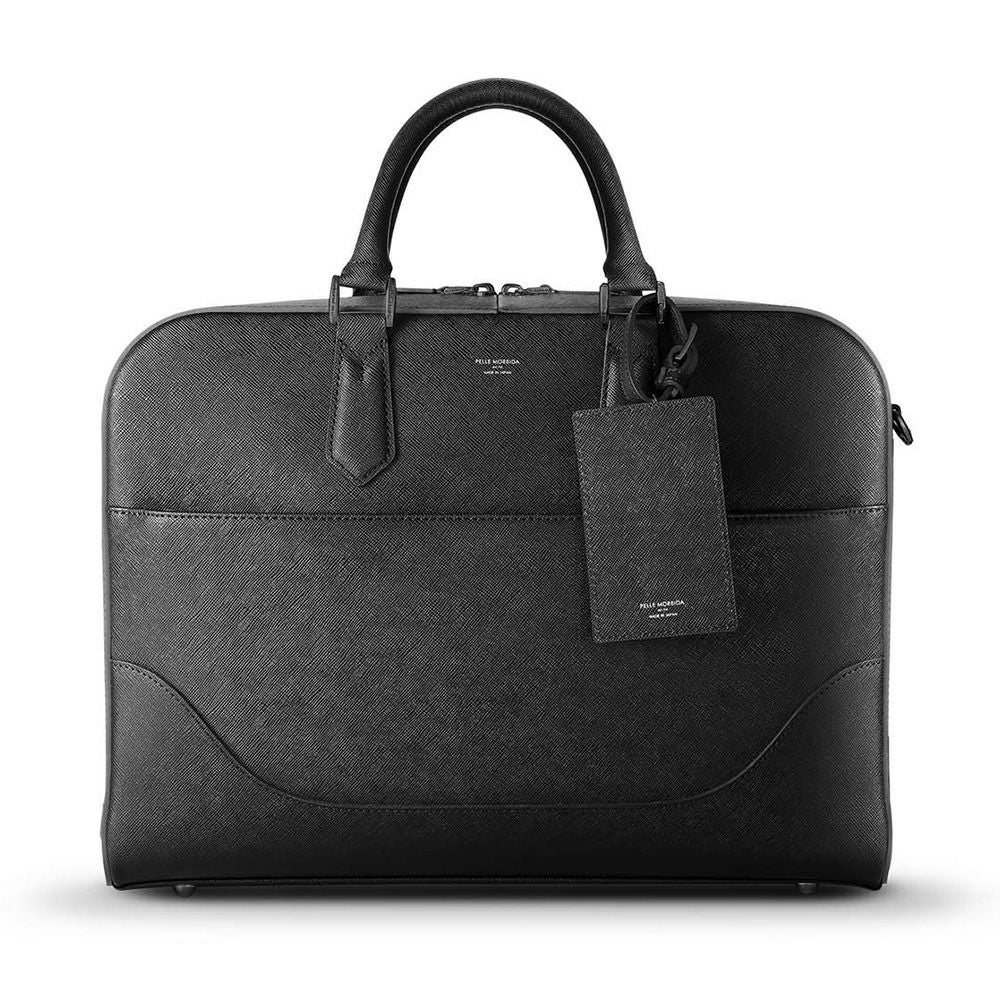 CA015-ブリーフバッグ(1室タイプ) BLACK | PELLE MORBIDA ペッレ モルビダ