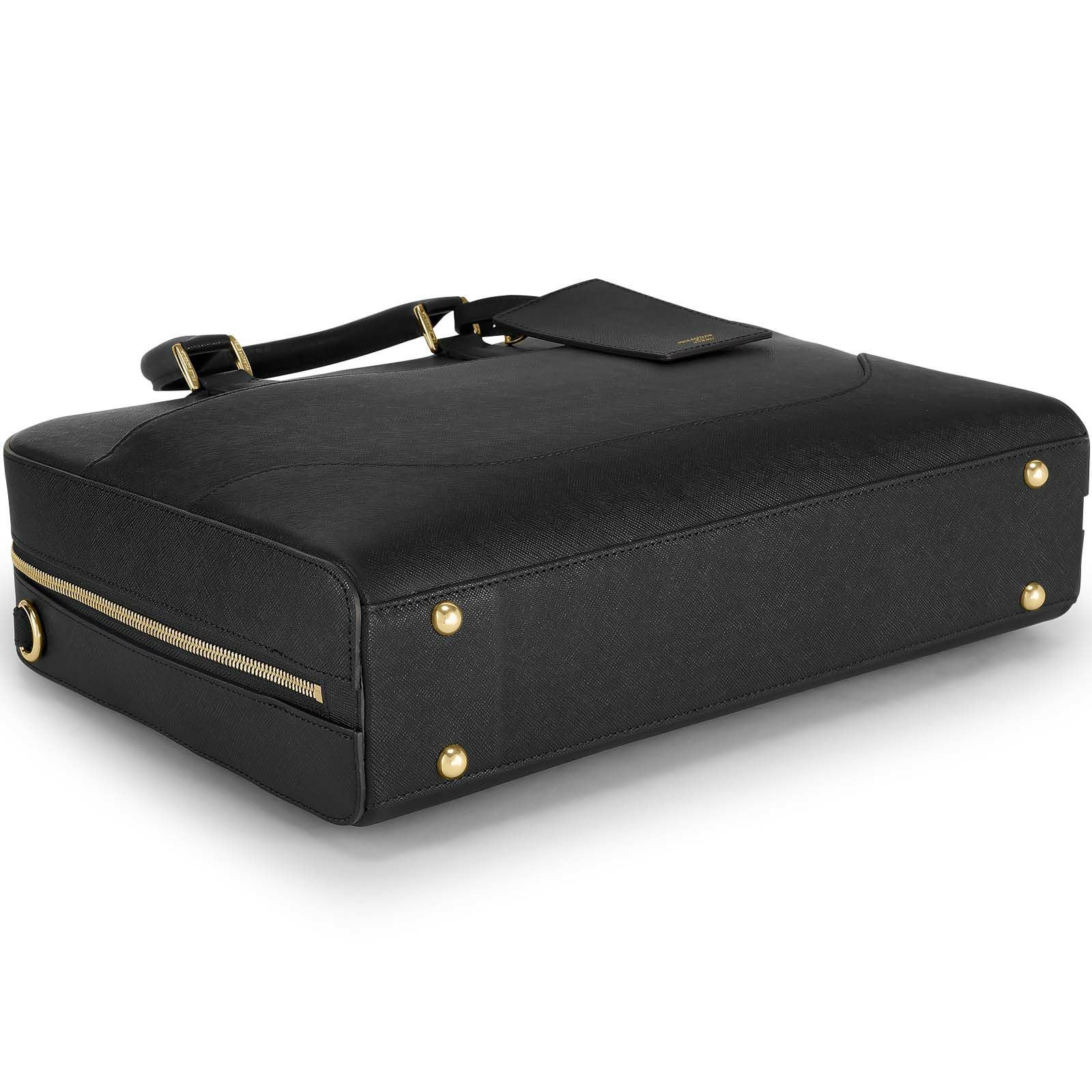 CA015-ブリーフバッグ(1室タイプ) BLACK | PELLE MORBIDA ペッレ モルビダ