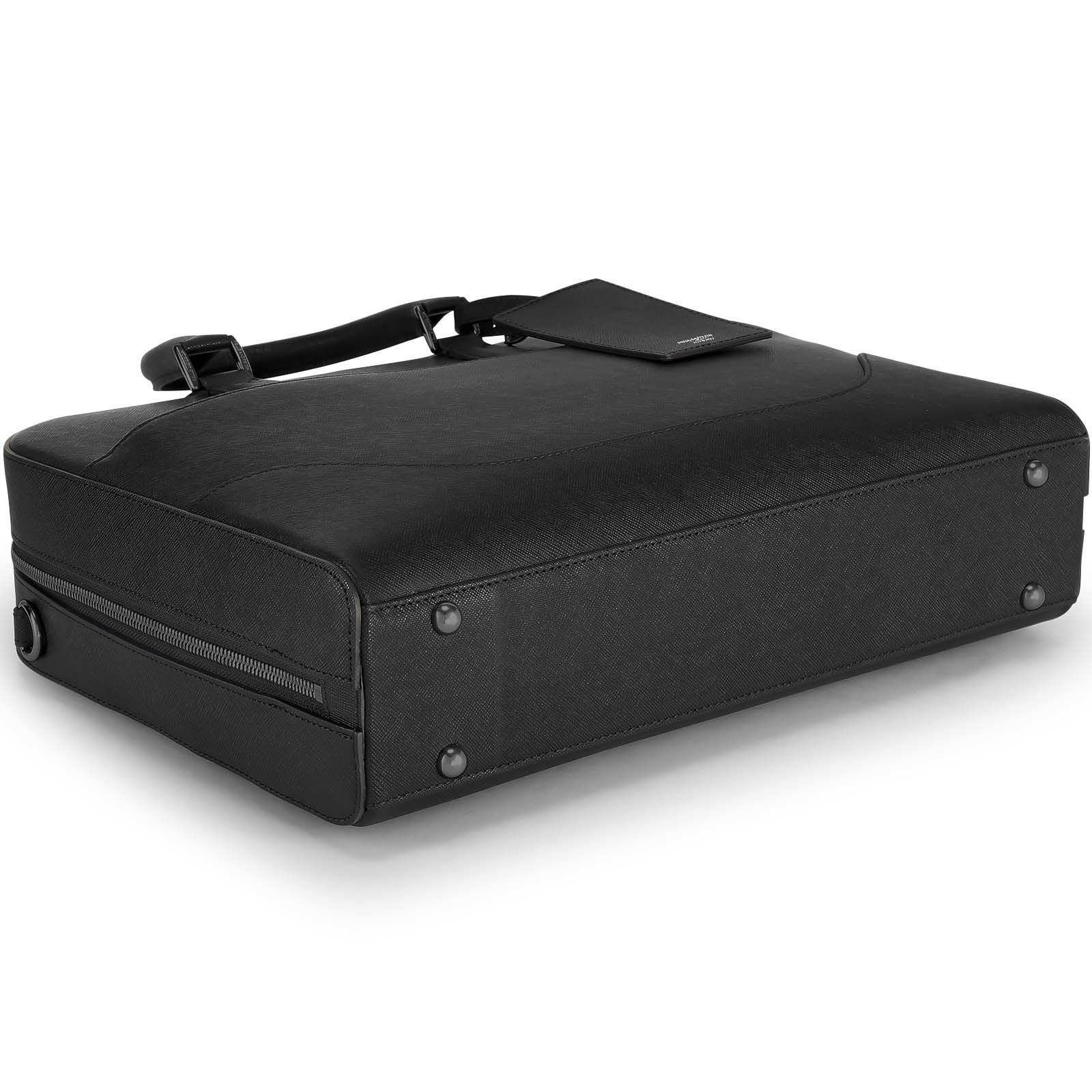 CA015-ブリーフバッグ(1室タイプ) BLACK | PELLE MORBIDA ペッレ モルビダ