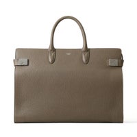 ボストンバッグ(Lサイズ)の正面（グレージュ）