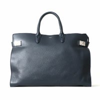 ボストンバッグ(Lサイズ)の正面（ネイビー）