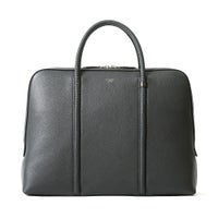 ブリーフバッグの正面（チャコールグレー）