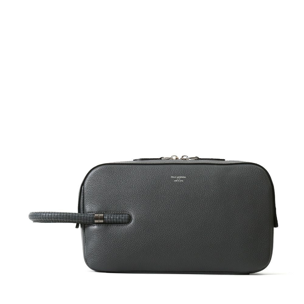 サードバッグの正面（チャコールグレー）