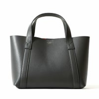 ミニトートバッグ（チャコールグレーの正面）