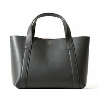 ミニトートバッグ（チャコールグレーの正面）