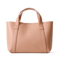 ミニトートバッグ（コーラルピンクの正面）