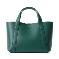 ミニトートバッグ（ピーコックブルーの正面）