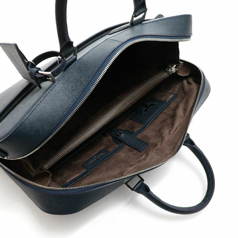 超美品 PELLE MORBIDA ペッレモルビダ 鞄 ビジネスバッグ ネイビ- 中古・古着通販】PELLE MORBIDA (ペッレモルビダ) ビジネスバッグ
