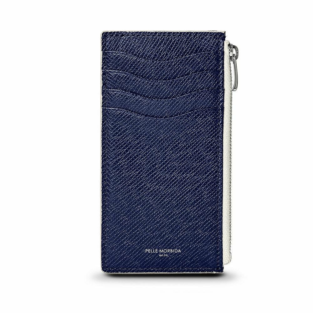 ミニウォレット（ブルーの正面）