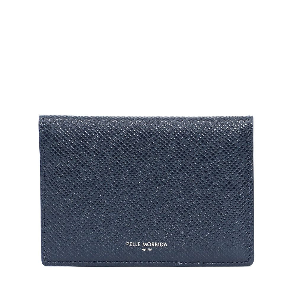 パスケースの正面（ネイビー）