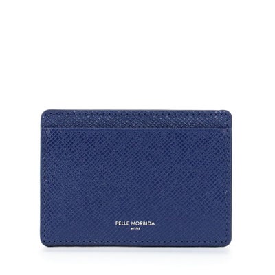 パスケースの正面（ブルー）