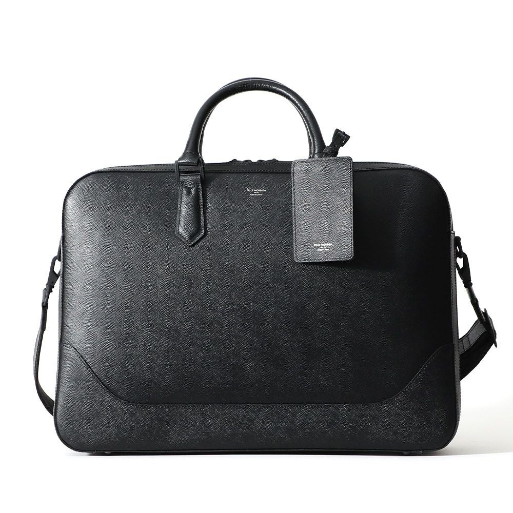 PELLE MORBIDA ブリーフバック CA014A-ブリーフバッグ(2室タイプ) BLACK | PELLE MORBIDA ペッレ モルビダ