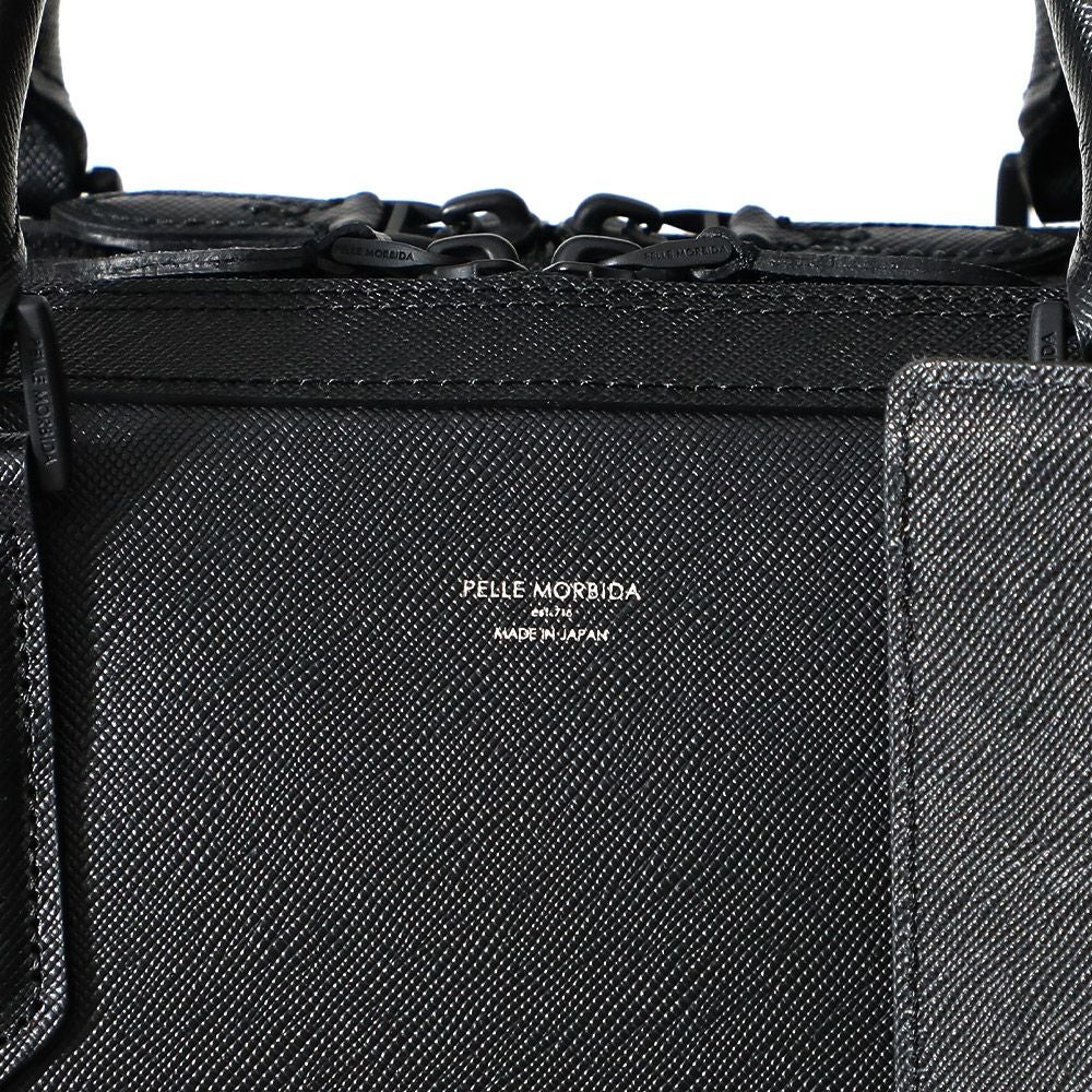 PELLE MORBIDA ブリーフバッグ(2室タイプ) ブラック CA014A-ブリーフバッグ(2室タイプ) BLACK | PELLE MORBIDA ペッレ モルビダ