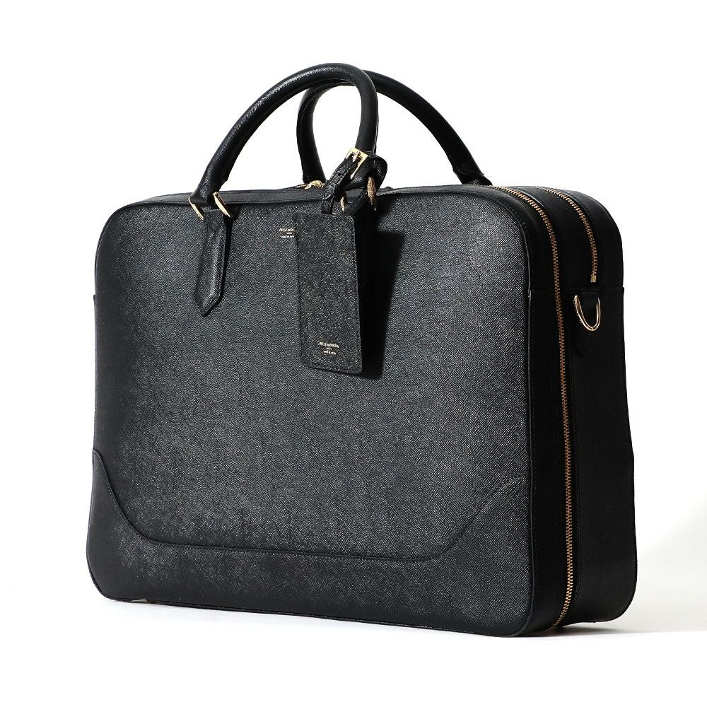 PELLE MORBIDA ブリーフバッグ(2室タイプ) ブラック CA014A-ブリーフバッグ(2室タイプ) BLACK | PELLE MORBIDA ペッレ モルビダ