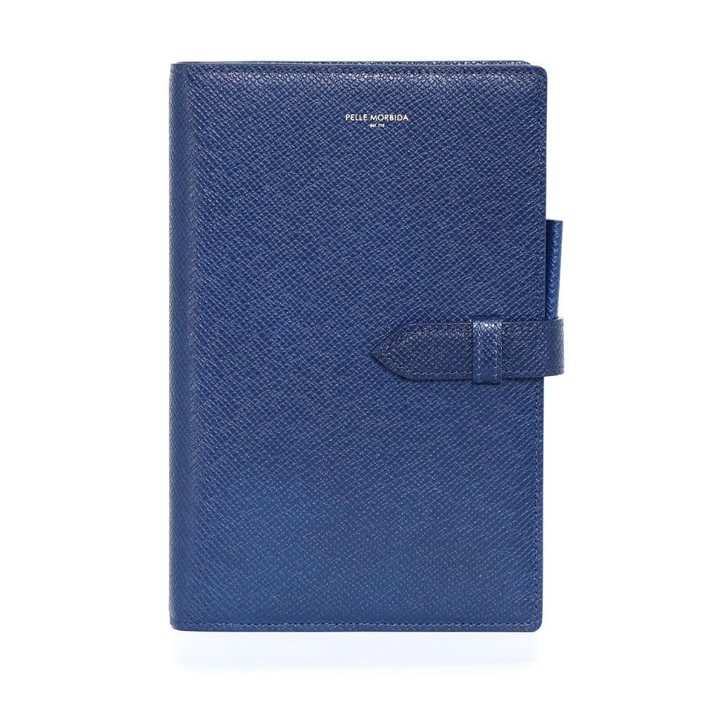 手帳カバーの正面（ブルー）