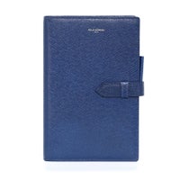 手帳カバーの正面（ブルー）