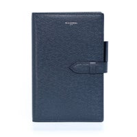 手帳カバーの正面（ネイビー）