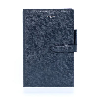 手帳カバーの正面（ネイビー）