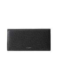 ロングウォレットの正面（ブラック）