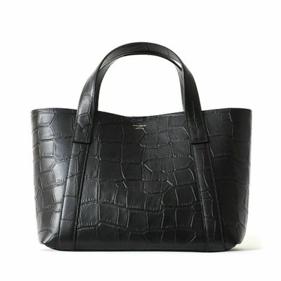 ミニトートバッグの正面（ブラック）