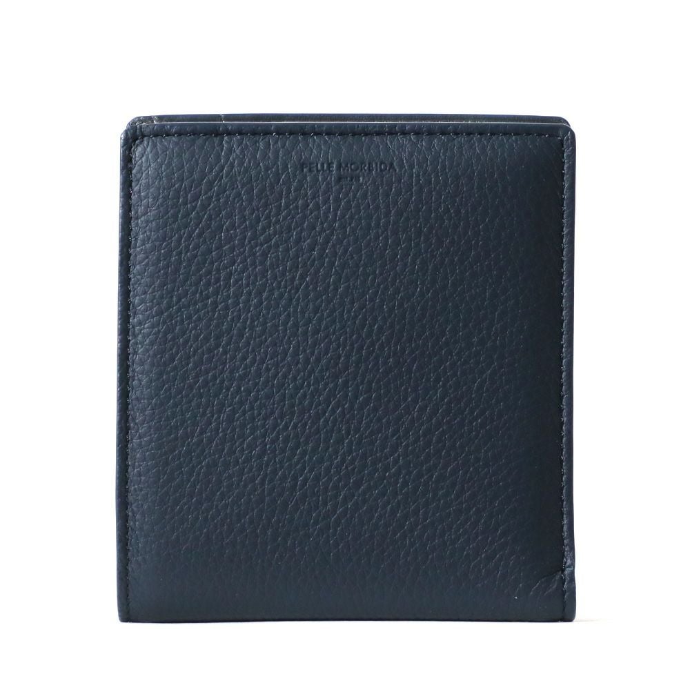 コンパクトウォレットの正面（ネイビー）