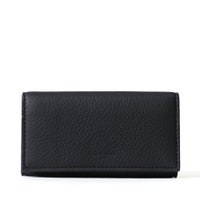 キーケースの正面（ブラック）