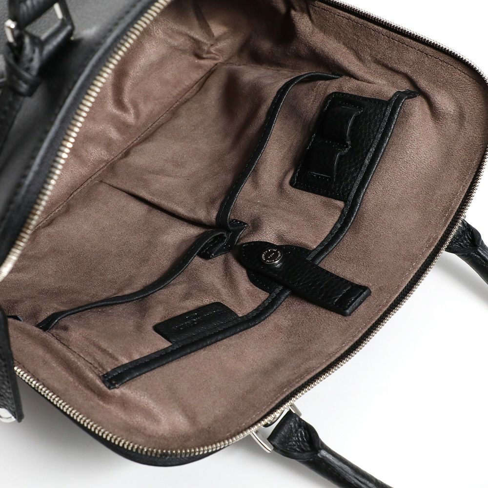 【美品】ペッレモルビダ　ブガッティバッグ　チャコール　MB045 MB045A-ブガッティバッグ（Mサイズ) | PELLE MORBIDA ペッレ モルビダ