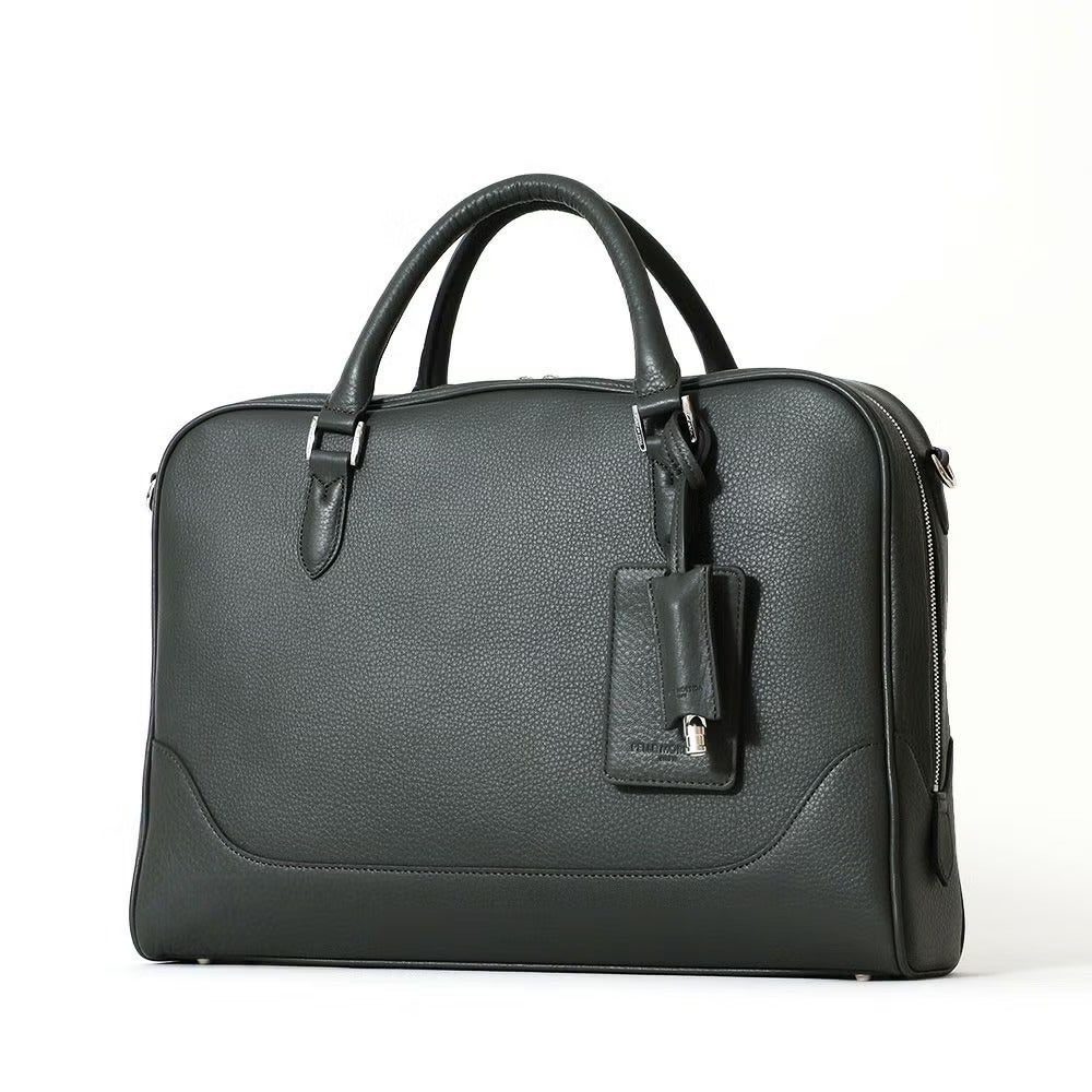 PELLE MORBIDA ネイビー レザー ビジネスバッグ 東京ヒマワリ / ペッレ モルビダ(PELLE MORBIDA) キャピターノ レザー
