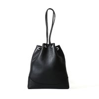 ドローストリングバッグ(ブラック)