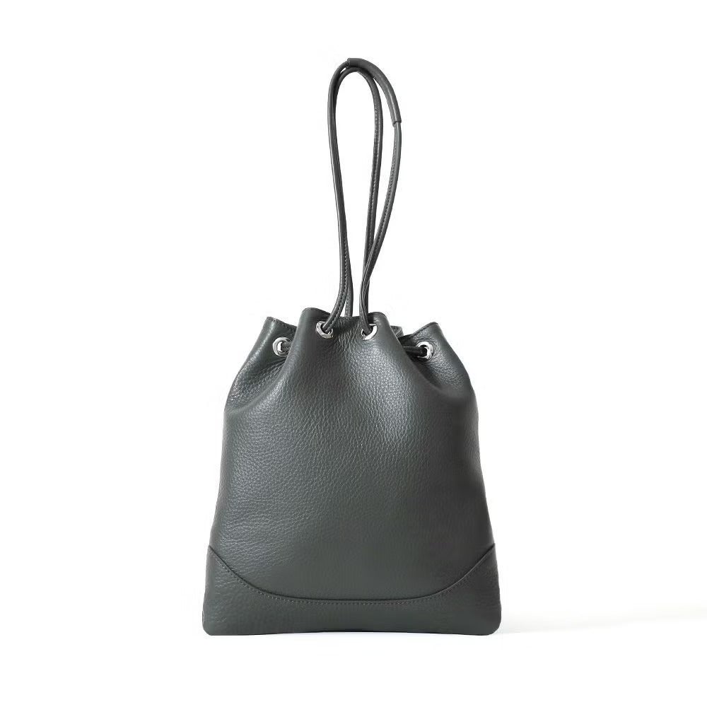 ドローストリングバッグ(チャコールグレー)