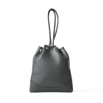 ドローストリングバッグ(チャコールグレー)