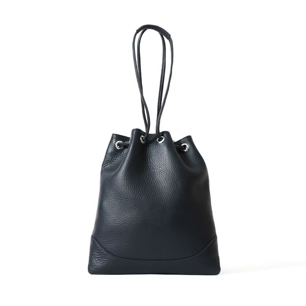 ドローストリングバッグ(ネイビー)